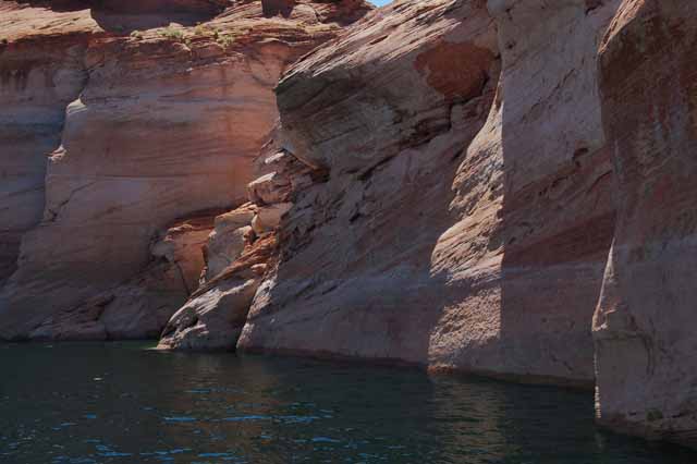 Cliffs along Antelope Canyon